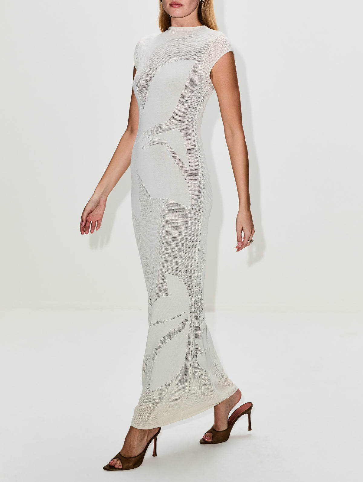 Solange Midi Dress,SIR.,NATURAL,Image 3