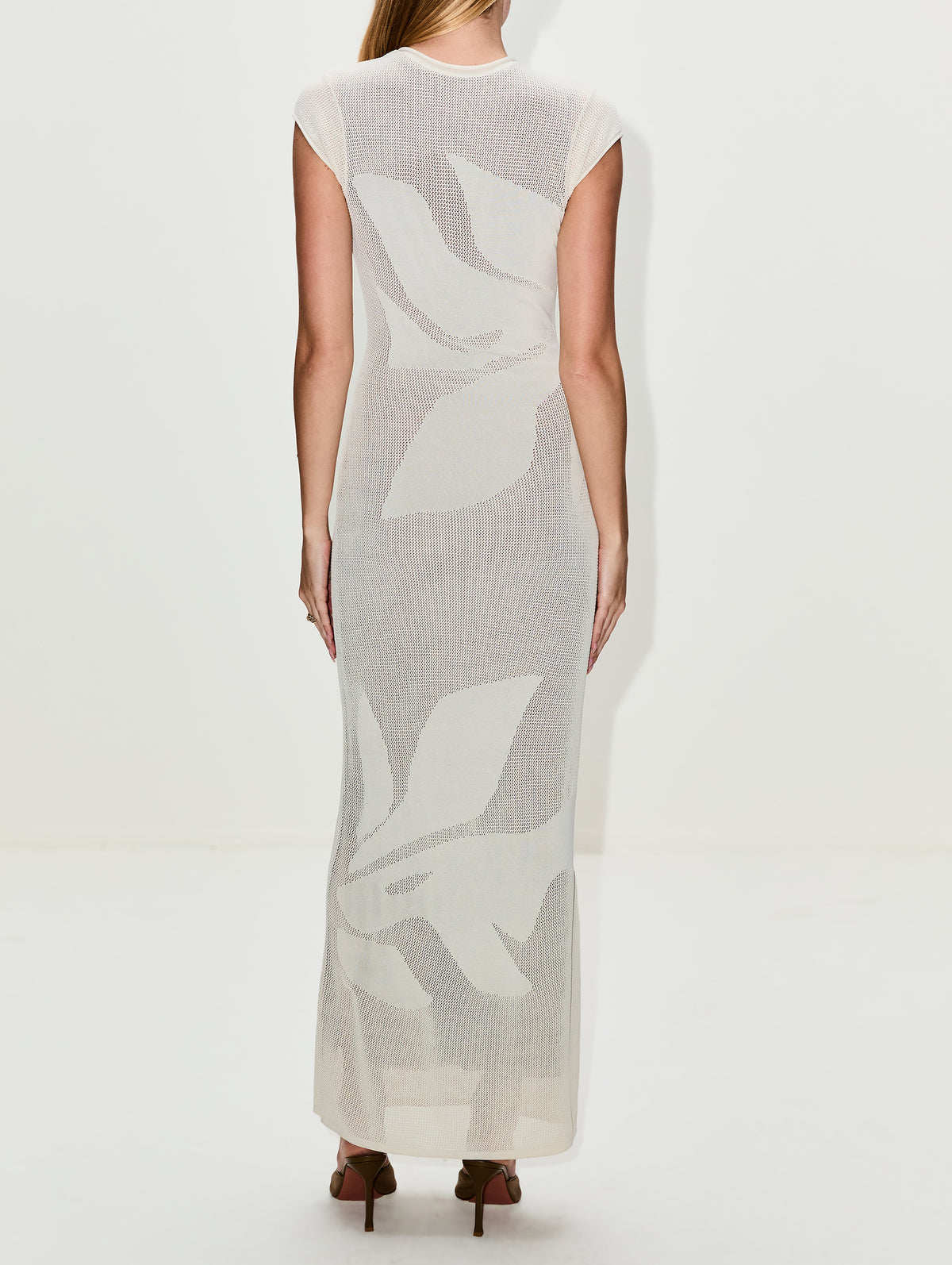 Solange Midi Dress,SIR.,NATURAL,Image 4