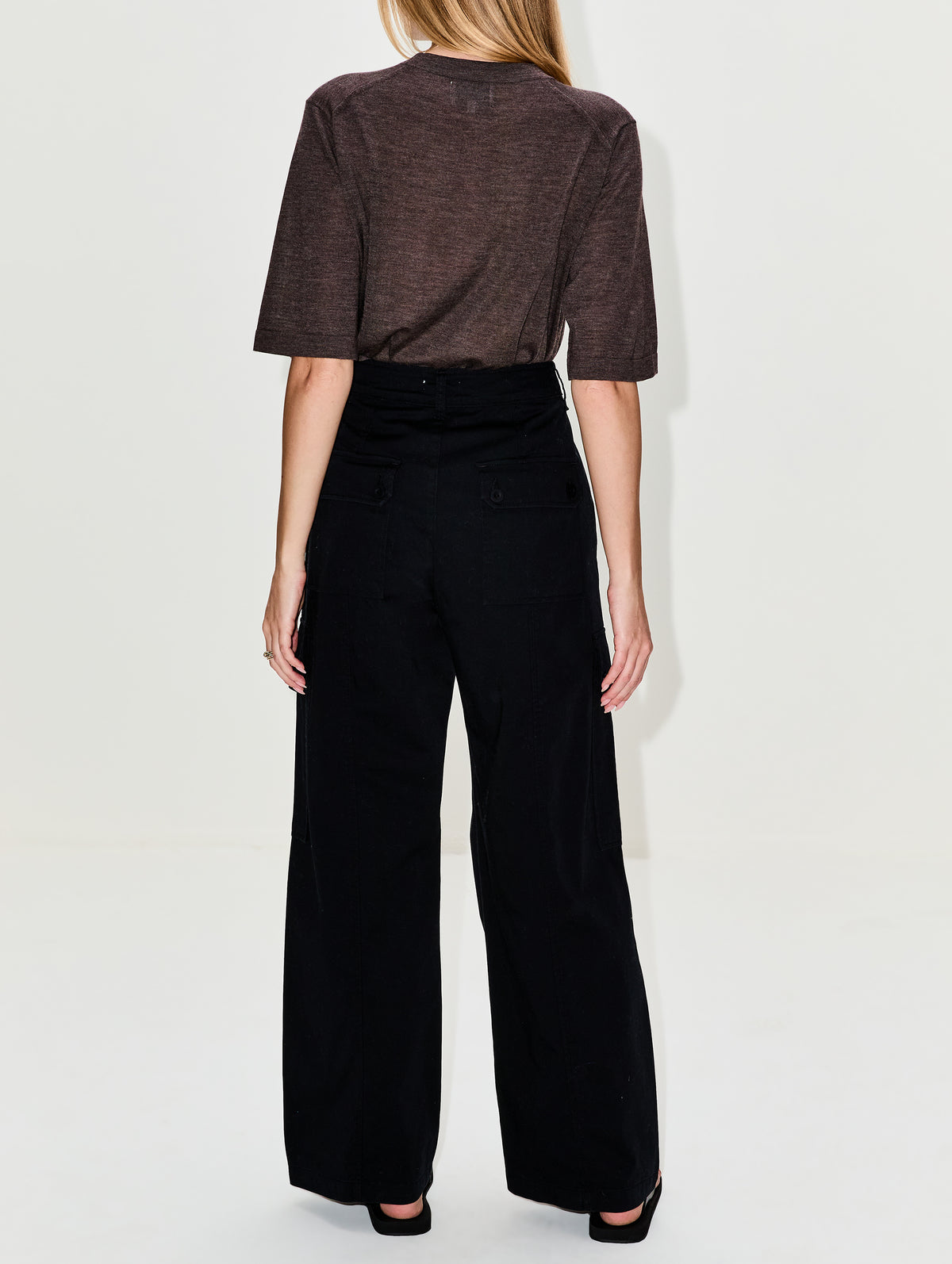 Nala Top,LOULOU DE SAISON,BROWN MELANGE,Image 3