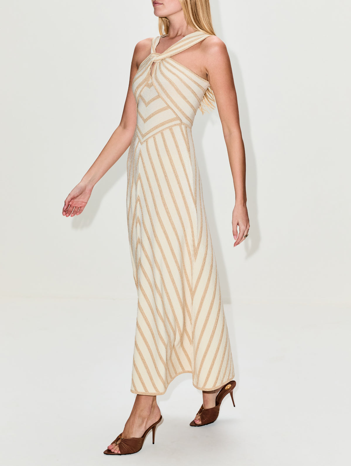 zimmerman evening dress In Motion: The Sensory Lace Yoke Gown styled with the Zimmermann Lumino Micro Frame and Loie Ballerinas. #Luminosity #ZimFall23 #zimmermann