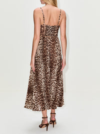 ZIMMERMANN Sunray Pleated Picnic Dress | Leopard