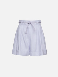 Luna Linen Tailored Short,ZIMMERMANN,LILAC,Image 1