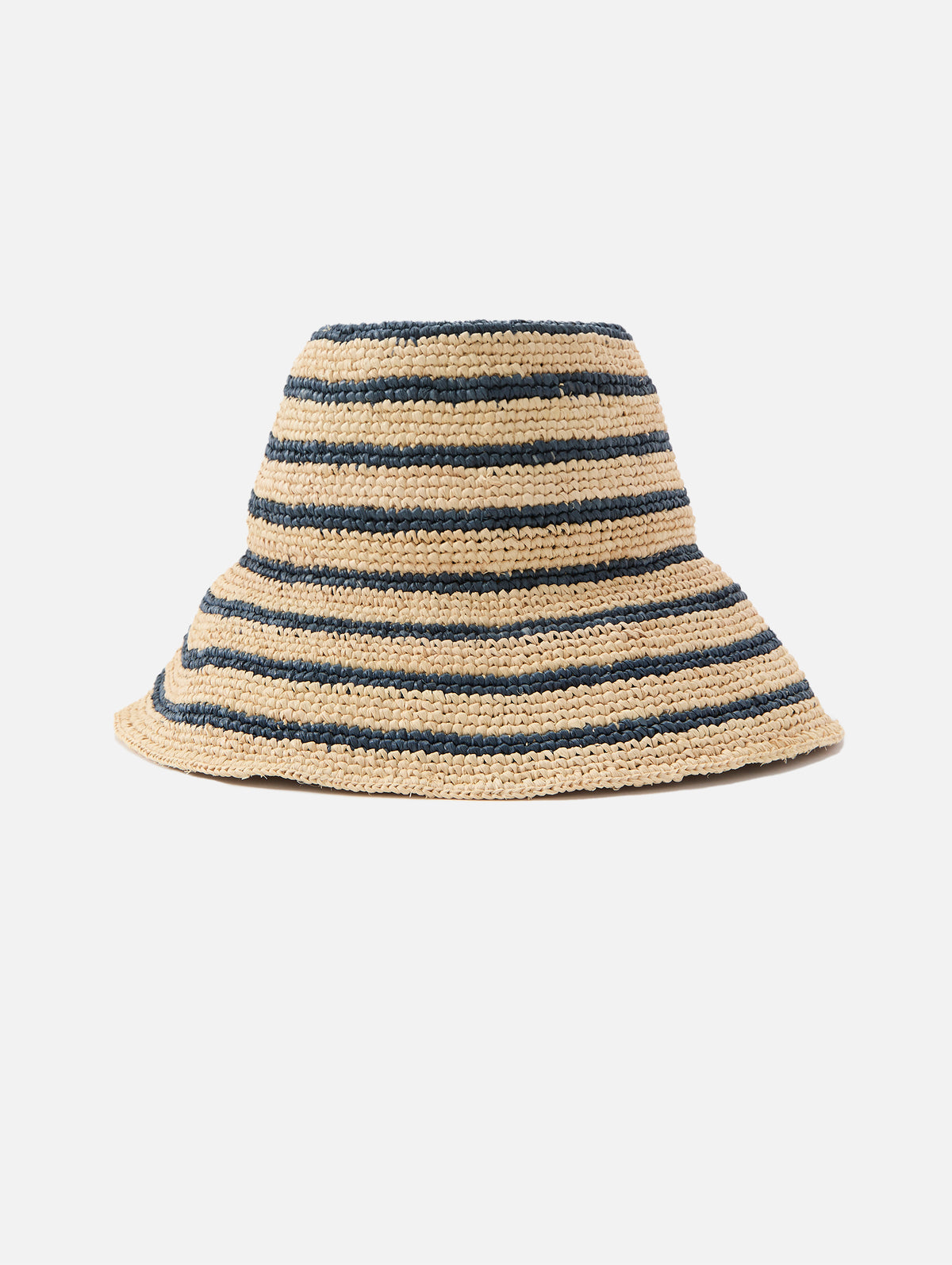 Harbor Bucket Hat,JANESSA LEONE,NAVY/NATURAL,Image 1