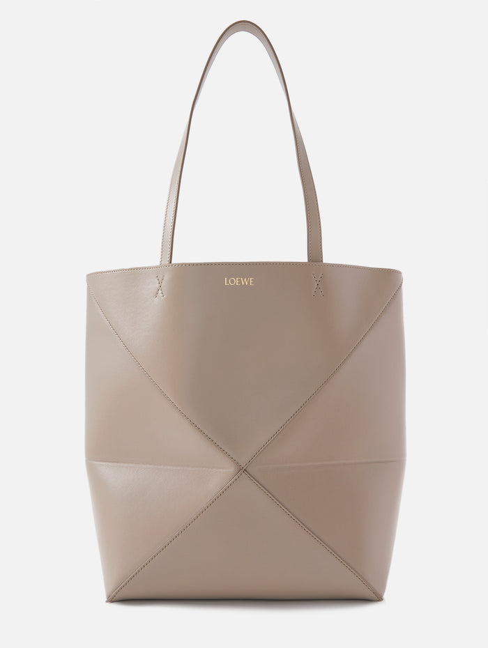 Medium Puzzle Tote,LOEWE,SAND,Image 1