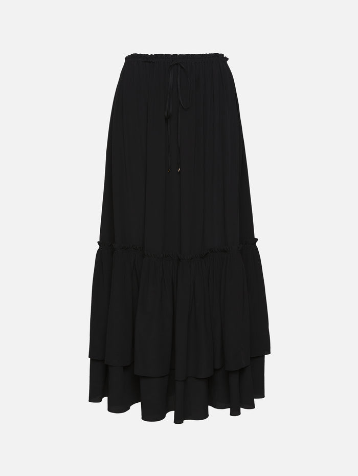 Maxi Skirt,CHLOÉ,BLACK,Image 1