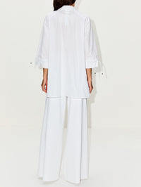 Blouse,MAX MARA,OPTICAL WHITE,Image 3