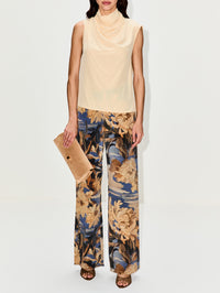 Draped Top,ANOTHER TOMORROW,BUTTER,Image 2