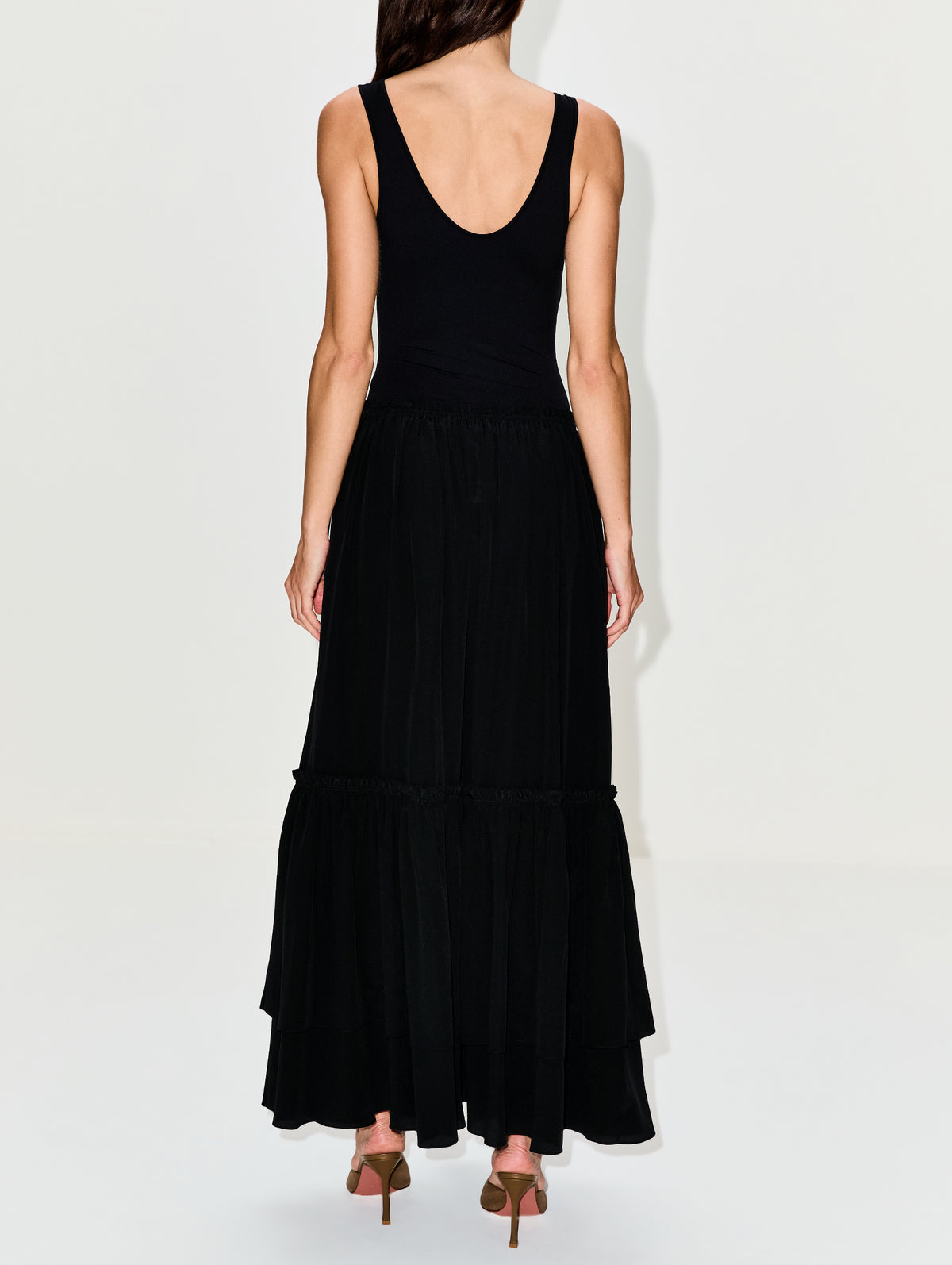 Maxi Skirt,CHLOÉ,BLACK,Image 4