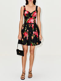 Cropped Bustier Tank,DOLCE & GABBANA,BOUQUET,Image 2