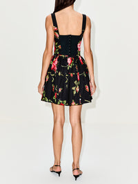 Cropped Bustier Tank,DOLCE & GABBANA,BOUQUET,Image 3