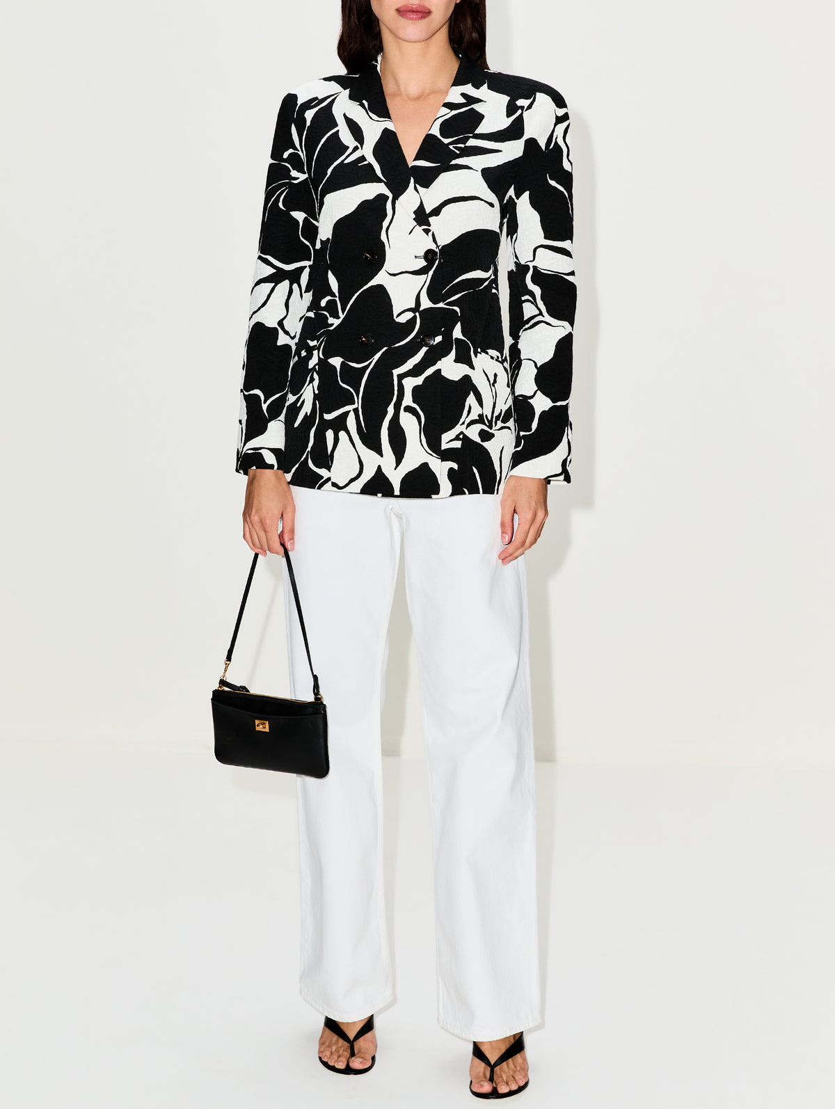 Bonna Jacket,DRIES VAN NOTEN,BLACK,Image 2