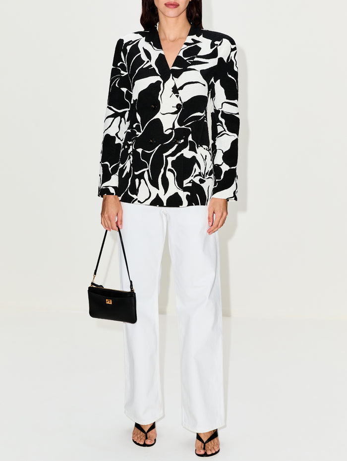 Bonna Jacket,DRIES VAN NOTEN,BLACK,Image 1
