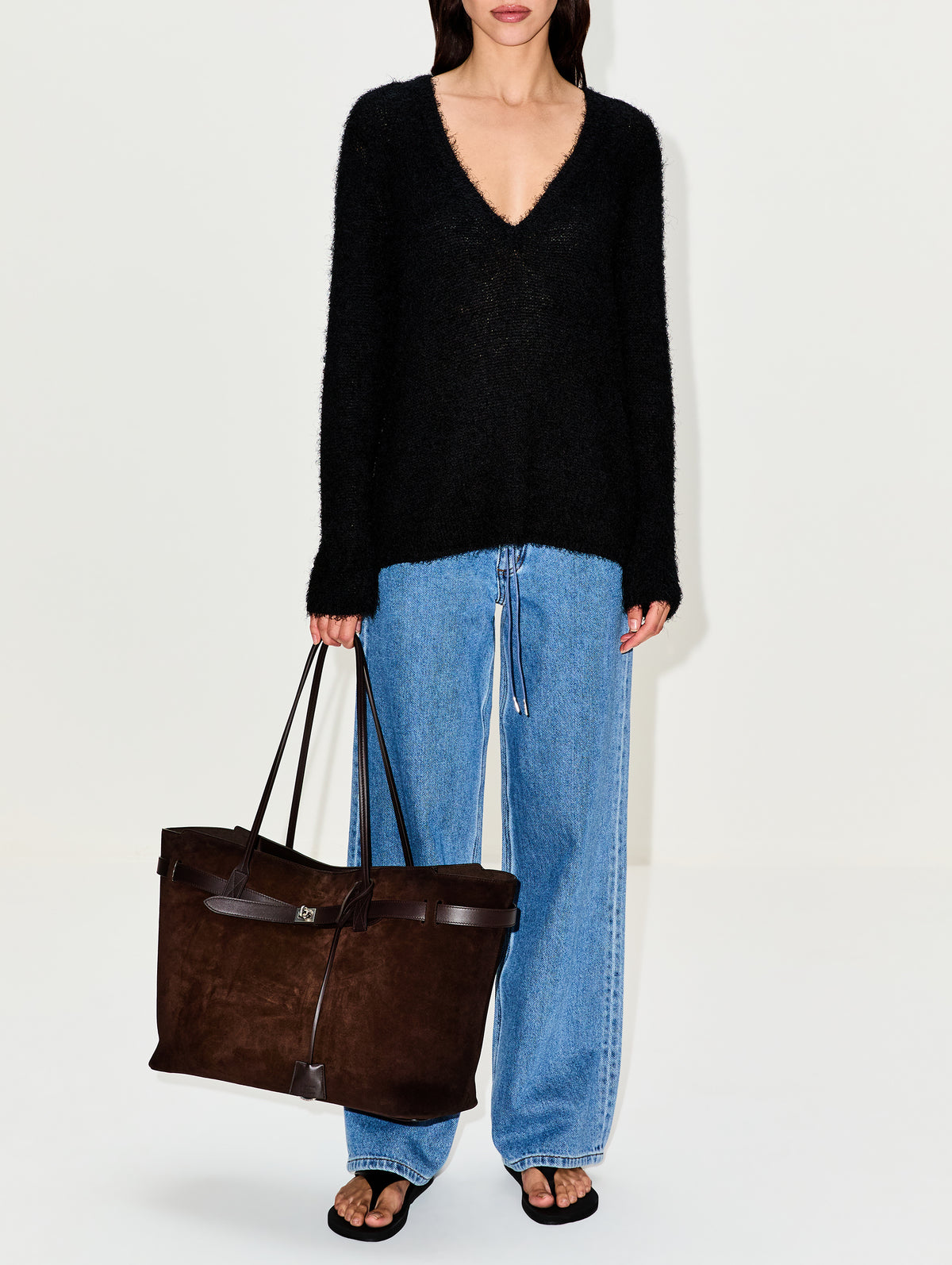 Large Bel Air Tote,BALENCIAGA,LIGHT ESPRESSO,Image 2