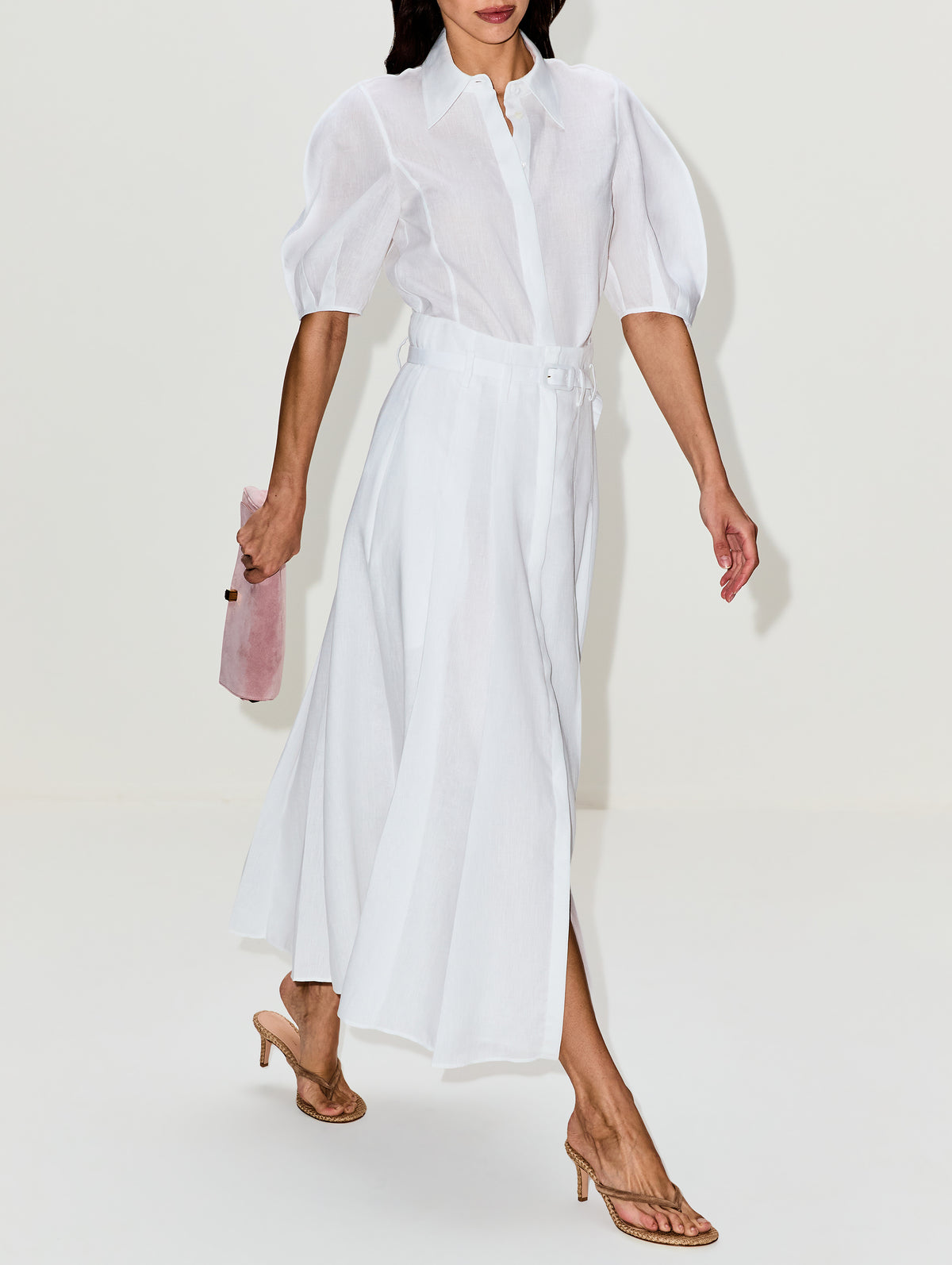 Dugald Skirt,GABRIELA HEARST,WHITE,Image 3