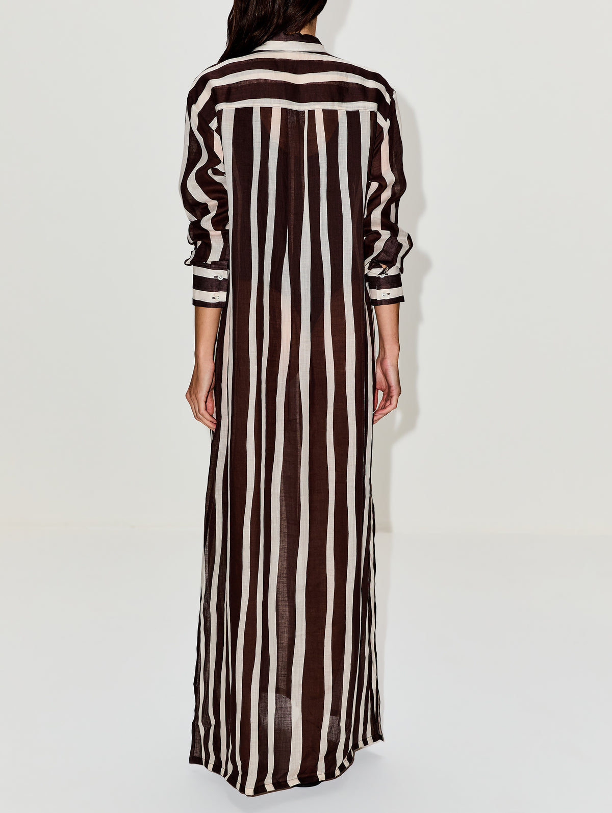 Consie Dress,KULSON,ESPRESSO/NATURAL,Image 4