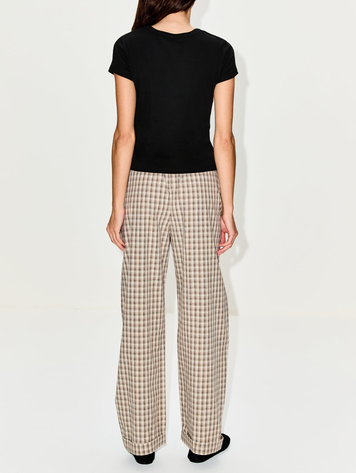 Yayoi Pant,NANUSHKA,CREME/GREY,Image 4