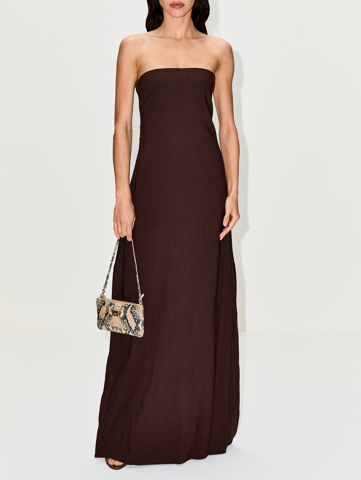 Wren Dress,KULSON,ESPRESSO,Image 2