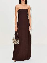 Wren Dress,KULSON,ESPRESSO,Image 2