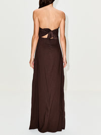 Wren Dress,KULSON,ESPRESSO,Image 4