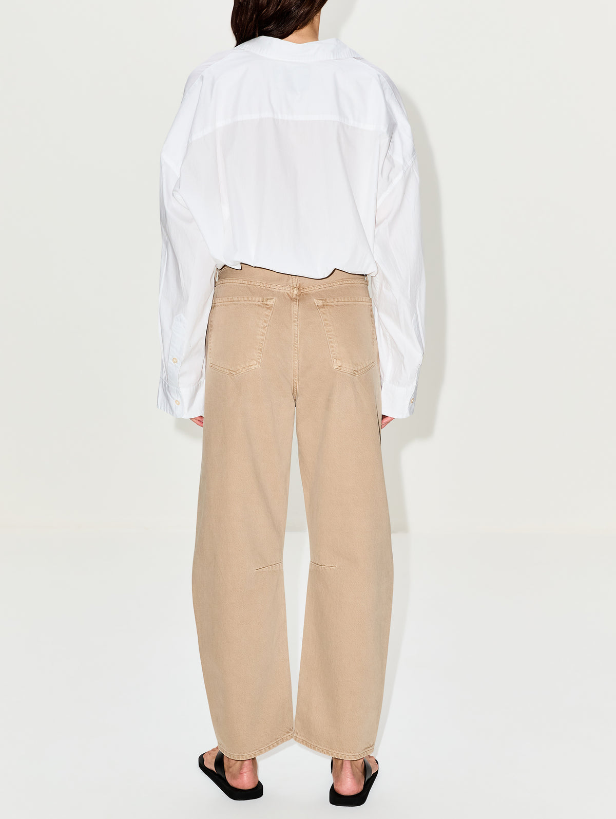 Crossover Bubble Shirt,R13,WHITE,Image 3