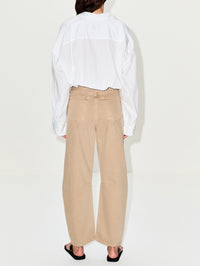 Crossover Bubble Shirt,R13,WHITE,Image 3