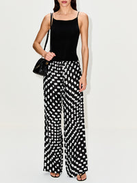 Twist Back Knit Top,ST AGNI,BLACK,Image 2