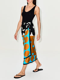 Scarfy Long Skirt,DRIES VAN NOTEN,DESSIN D,Image 3