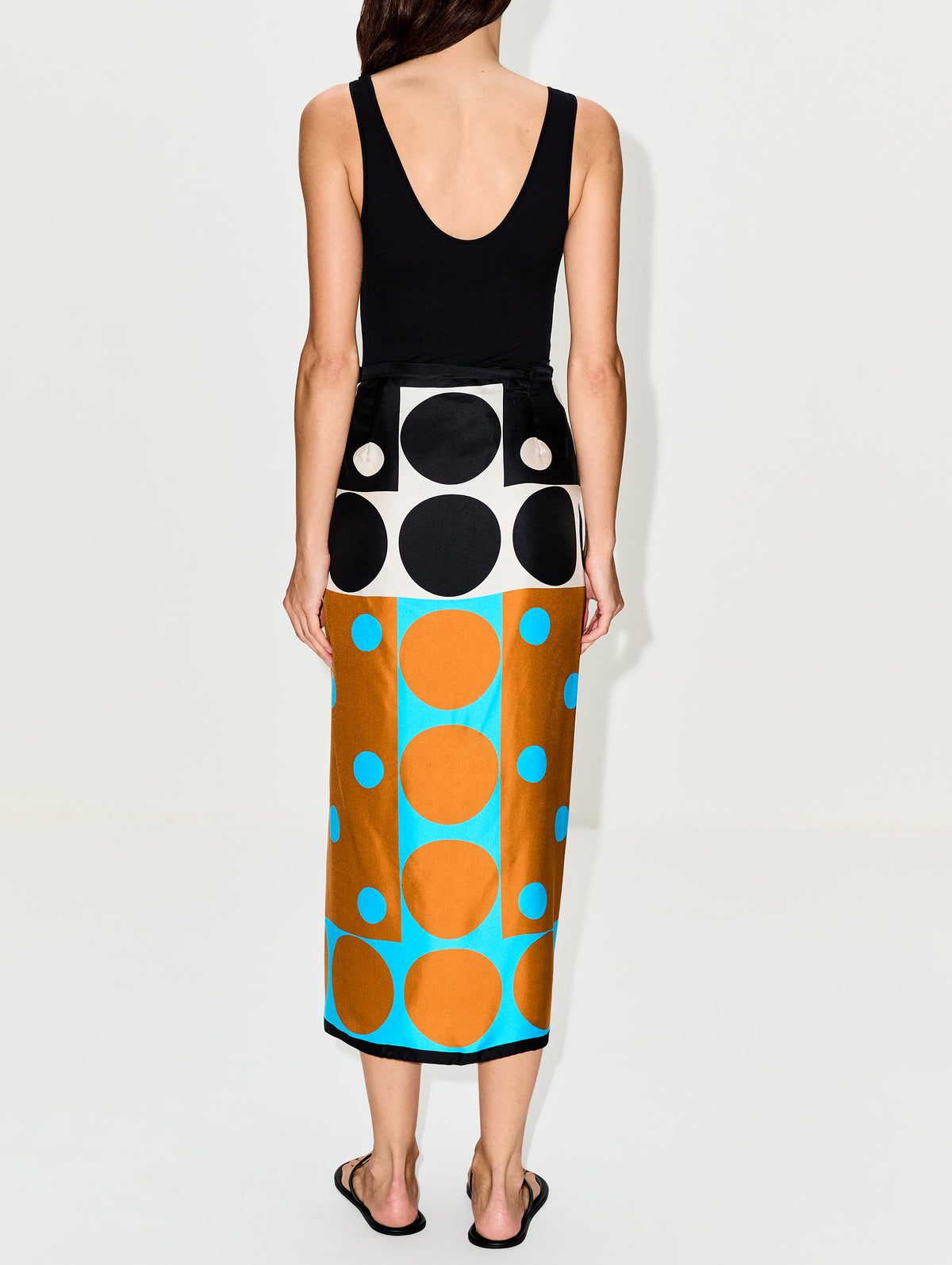 Scarfy Long Skirt,DRIES VAN NOTEN,DESSIN D,Image 4