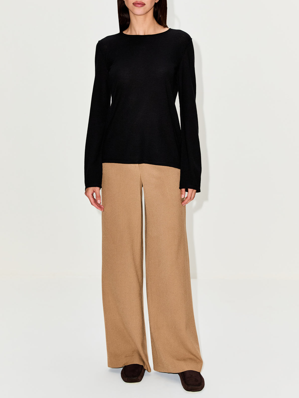 Leo Loafer,THE ROW,LACQUER BROWN,Image 3