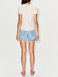 Classic Tee,RE/DONE,VINTAGE WHITE,Image 3