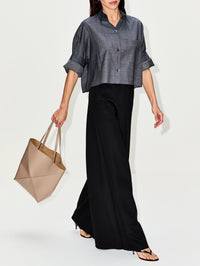 Jersey Trouser,MAX MARA,BLACK,Image 3