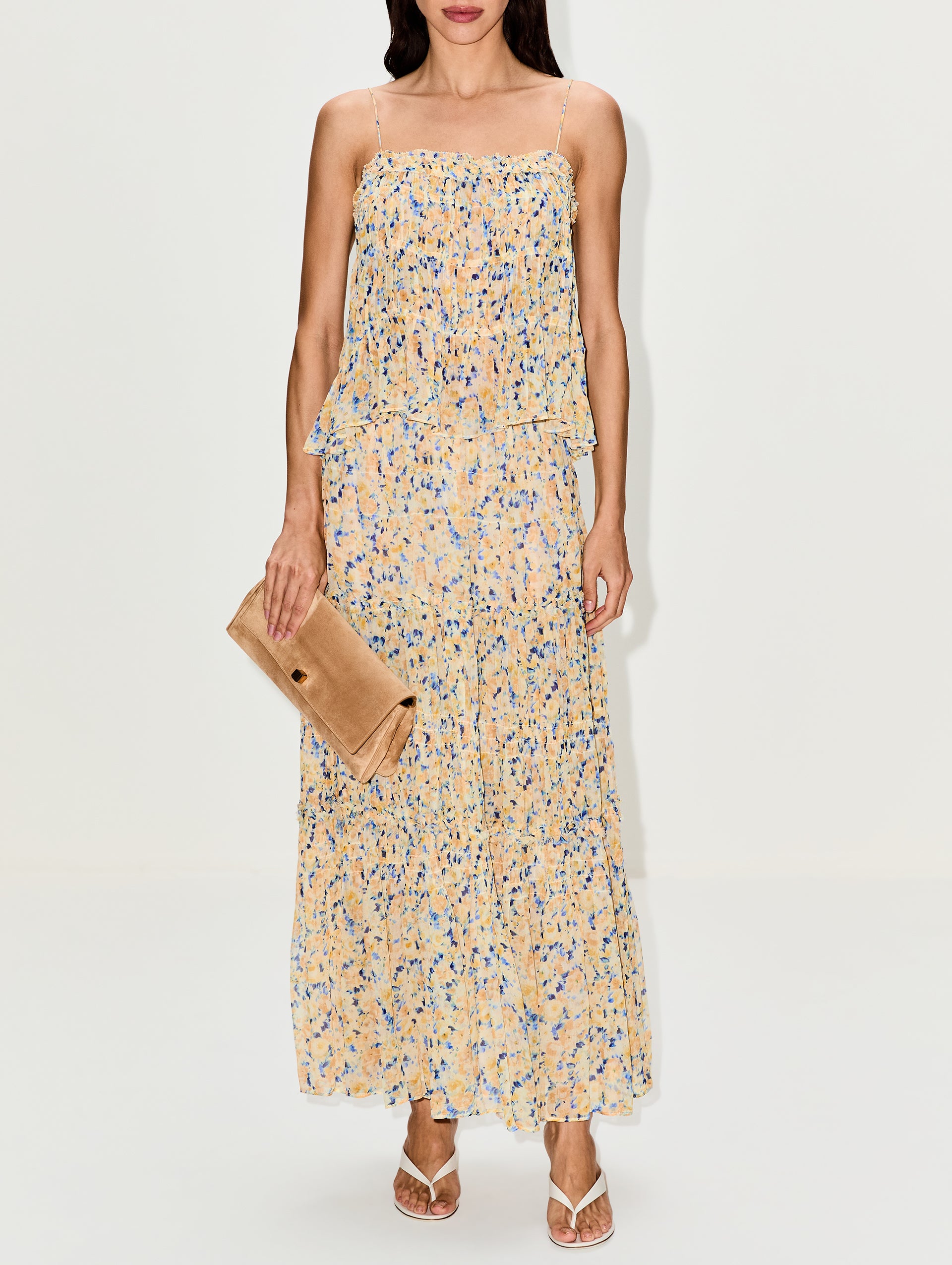 Virginie Silk Skirt | ULLA JOHNSON | elysewalker
