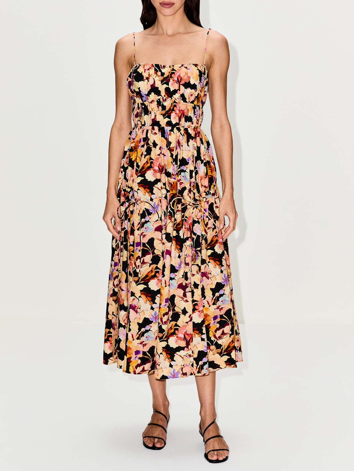 Vidri Cami Dress,ULLA JOHNSON,NIGHT BLOOM,Image 2