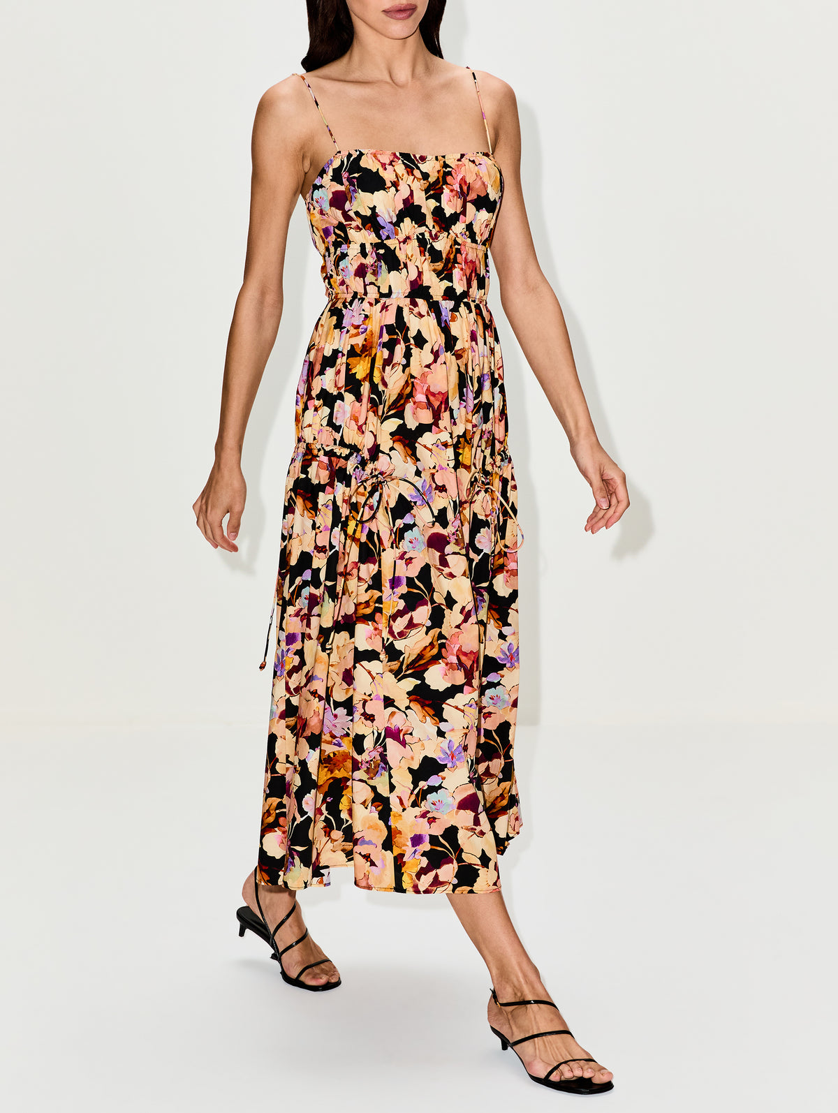 Vidri Cami Dress,ULLA JOHNSON,NIGHT BLOOM,Image 3