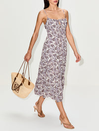 Aydin Cami Midi Dress,ULLA JOHNSON,MEADOW,Image 3