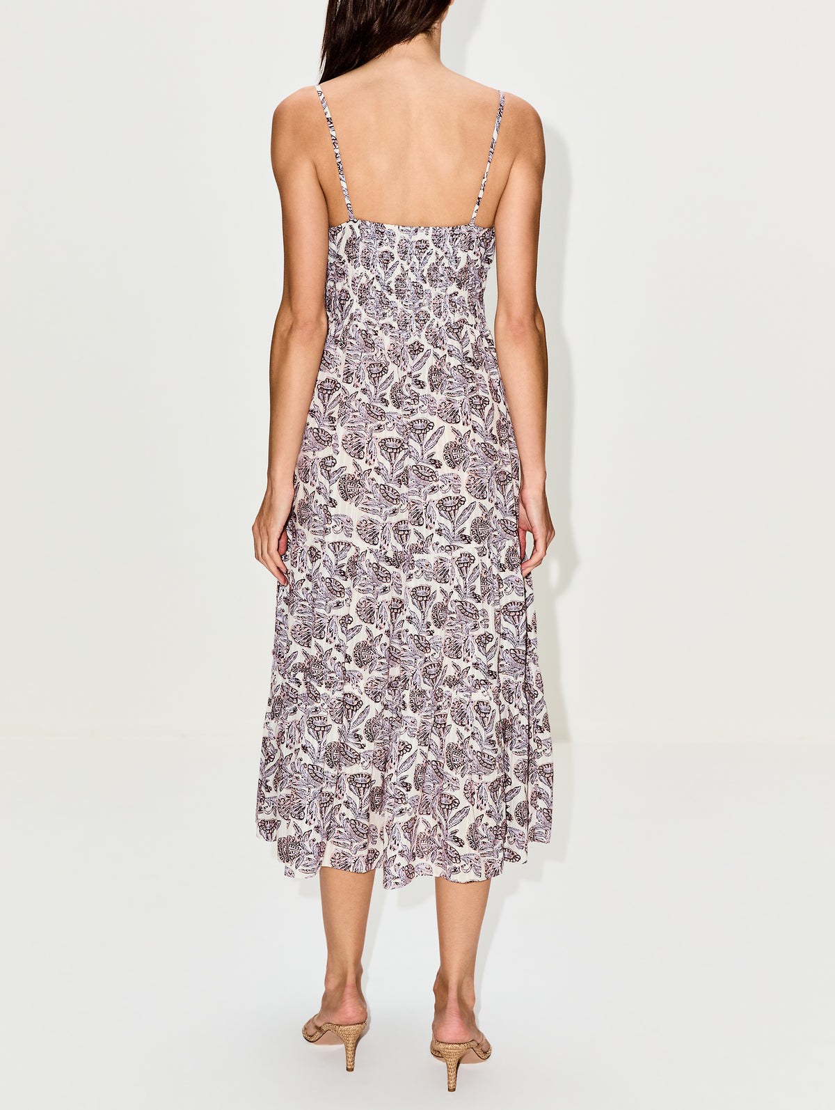 Aydin Cami Midi Dress,ULLA JOHNSON,MEADOW,Image 4