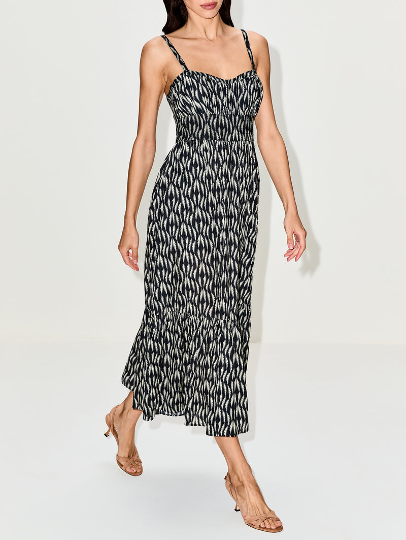 nadine cami midi dress Ulla Johnson | Women's Nadine Cami Midi Dress in Blue