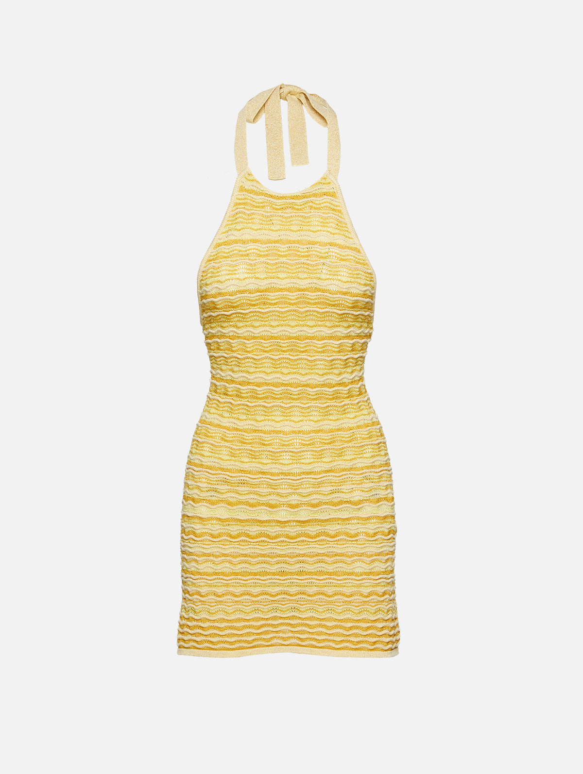 Cult Gaia Erina Knit Dress in Yellow - Size M