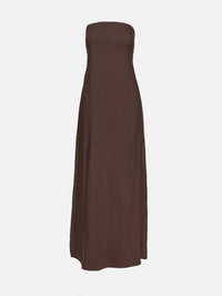 Wren Dress,KULSON,ESPRESSO,Image 1