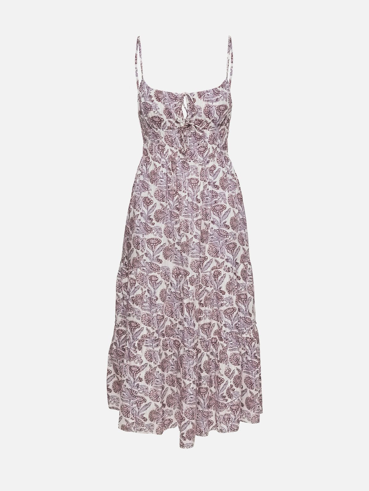 Aydin Cami Midi Dress,ULLA JOHNSON,MEADOW,Image 1