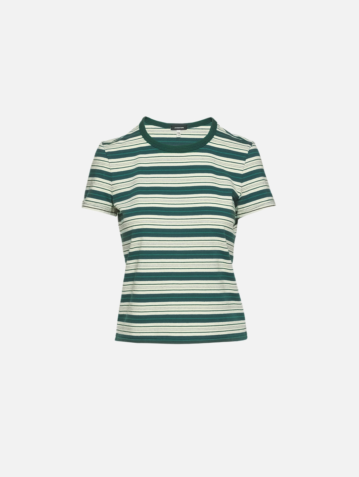 Baby Tee,R13,YELLOW MULTI STRIPE,Image 1