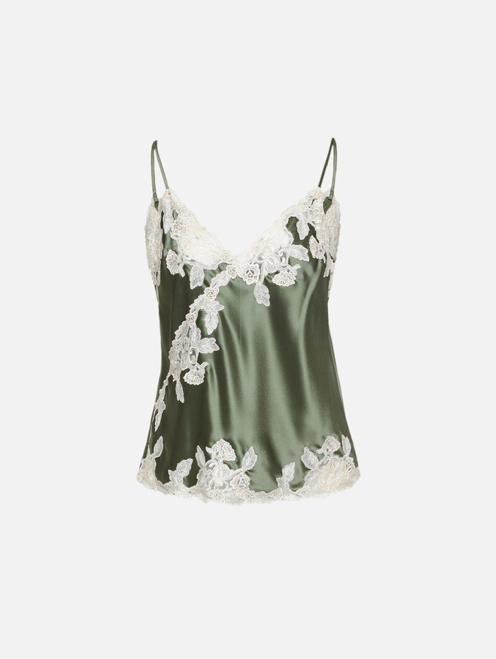 Madeleine Top,BY MALENE BIRGER,DEEP LICHEN GREEN,Image 1