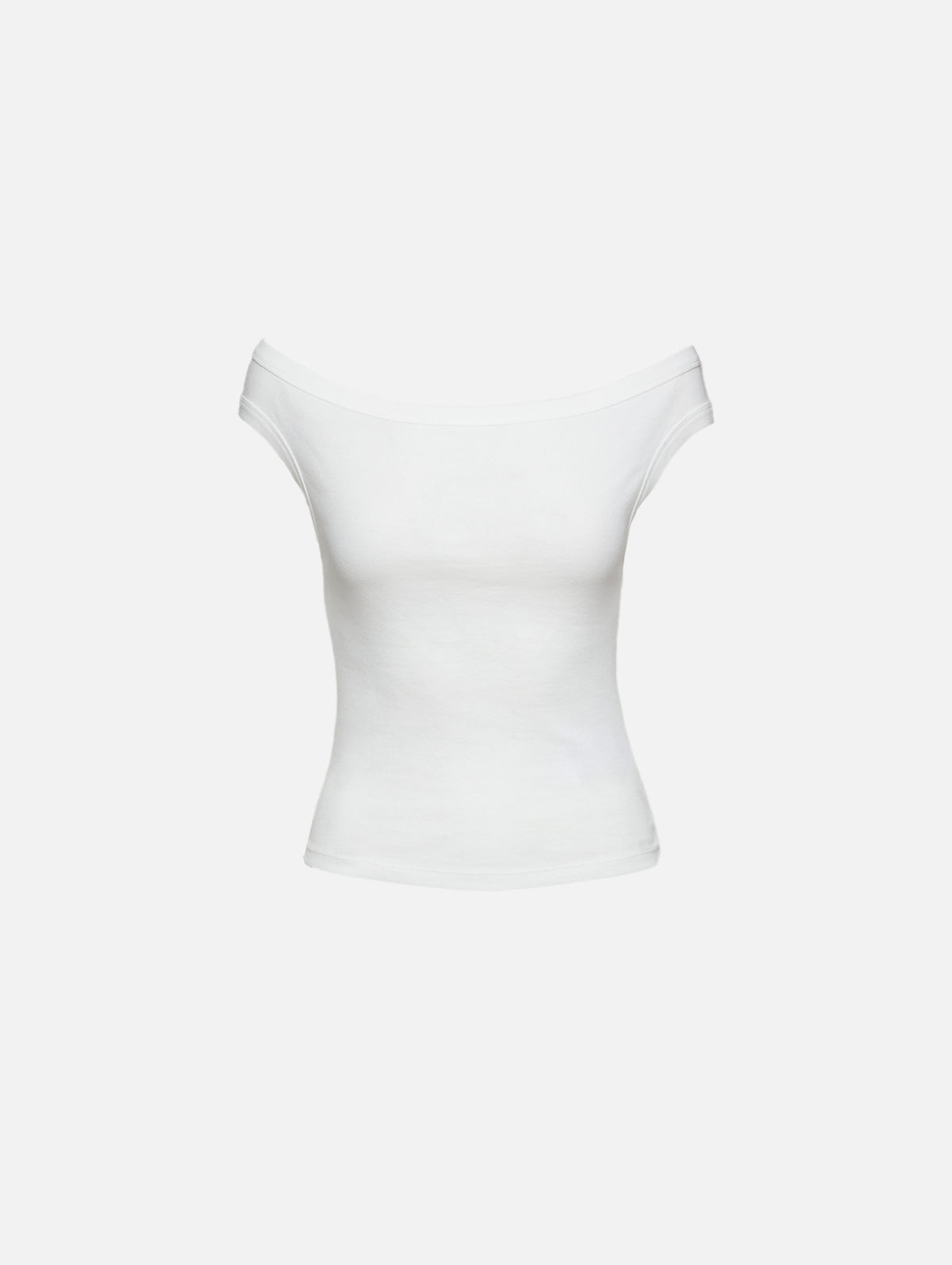 Off Shoulder Top,ST AGNI,WHITE,Image 1