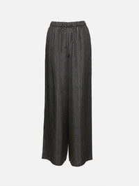 Trouser,MAX MARA,BLACK/WHITE,Image 1