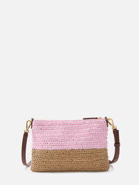 Flat Pochette Crossbody Bag,MARNI,ROSE POMPEII,Image 2