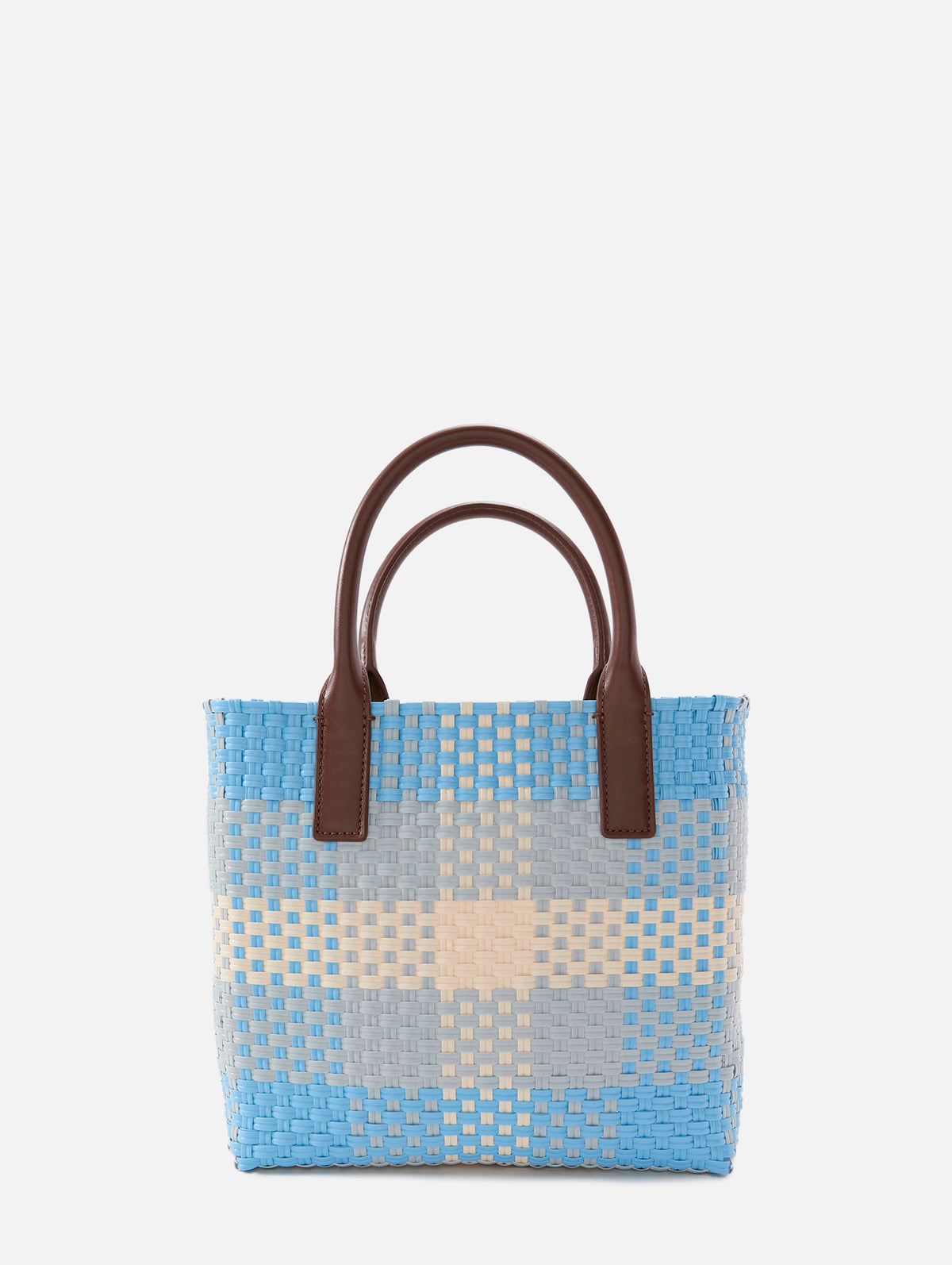 Check Tote,MARNI,LILY WHITE FROST,Image 3