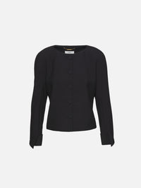 Fitted Blazer Jacket,CHLOÉ,BLACK,Image 1