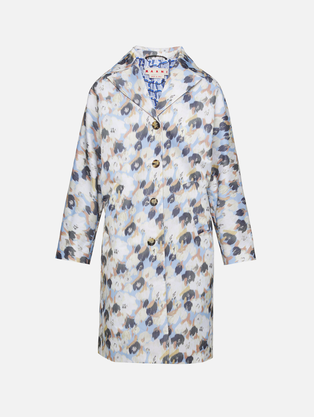 Coat,MARNI,LIGHT BLUE,Image 1