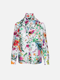 Flora Firme Shirt,GUCCI,WHITE MULTICOLOR,Image 1