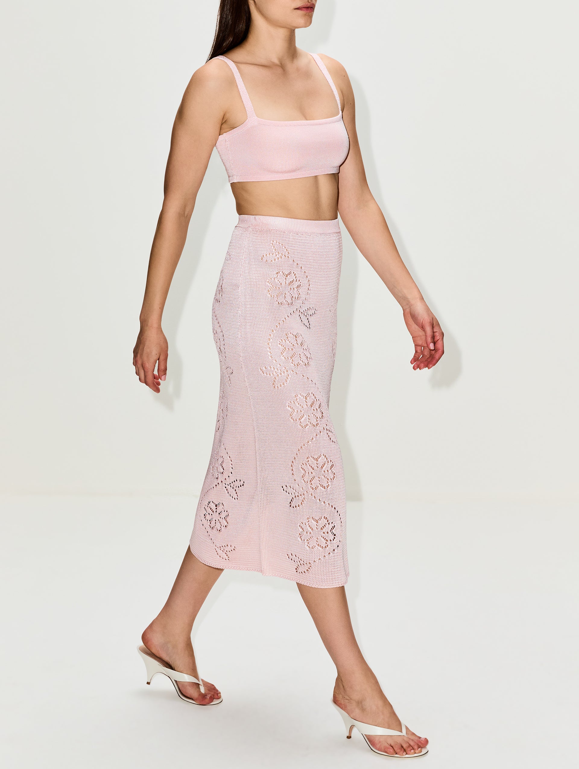 Vine Floral Skirt | CALLE DEL MAR | elysewalker
